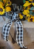 Grapevine and Faux Sunflower Wreath