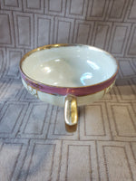 Pink Lusterware Teacup and Saucer Set