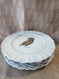 Set of 4 World Market Woodland Animal Salad Plates