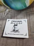 Hand Painted "Virgin Islands" Glass Ornament