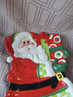 Fitz and Floyd "Holiday Cheer" Santa Plate