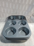 Pair of Wilton Nonstick 6 Cup Cupcake Pans