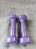 Pair of Small Purple Dumbbells
