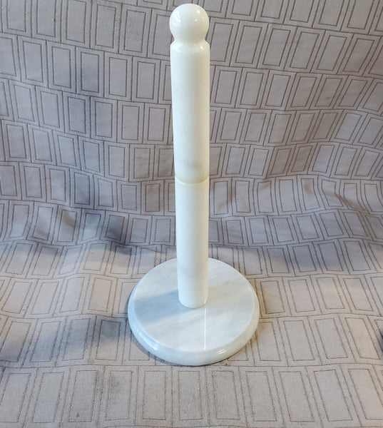 Carved Stone Paper Towel Holder