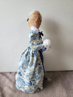 (E) Byers' Choice Carolers CW "Woman Holding Ceramic Teapot" Figurine