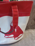 Barnes & Noble Holiday Canvas Tote Bag