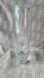 Heavy Clear Glass Vase
