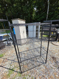 4-Tier Sturdy Black Metal (Wire) Shelving Unit (C)