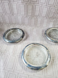 Set of 8 Silverplated Rim Coasters