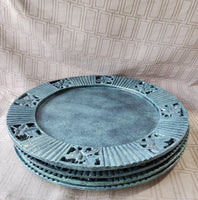 Set of 4 Metal Charger Plates