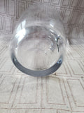 Etched Clear Glass Pitcher