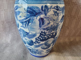 Blue and White Ceramic Vase (A)