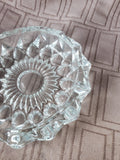 Heavy Clear Glass Ash Tray