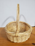 Woven Wicker Herb Basket