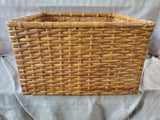 Woven Wooden Square Basket