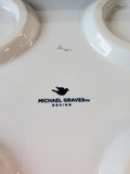 Michael Graves White Ceramic Planter