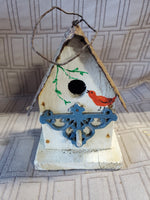 Pair of Wooden Birdhouses AS IS—READ DESCRIPTION CAREFULLY**