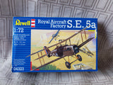 Revell Royal Aircraft Factory S.E. 5a 1:72 Plastic Model Kit UNOPENED