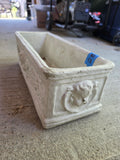 Rectangular Cement Planter, Heavyweight