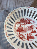 Colonial Williamsburg Reticulated Trinket Bowl (A)