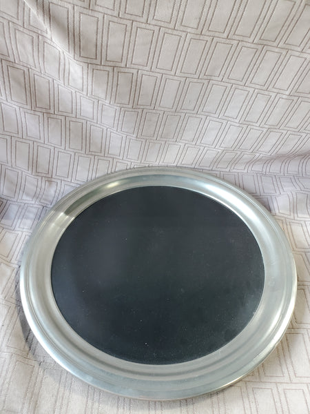 Pewter Round Serving Tray