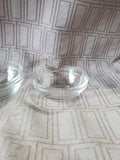 9 Piece Duralex Clear Glass Nesting Mixing Bowl Set