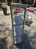 Tan Lightweight Plastic Shelving Unit