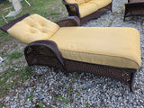 Lloyd Loom Chaise Lounge w/Cushions
