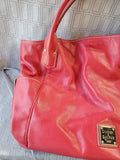 Dooney & Bourke Red Kristen  Leather Tote