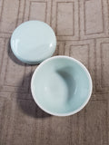 (I) Noritake Round Light Blue Trinket Box