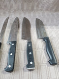 (A) Assorted Lot of Kitchen Knives