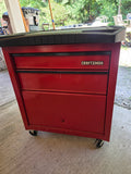 Craftsman 3-Drawer Rolling Tool Cart w/Some Items in Drawers
