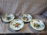 Set of 4 Mottahedeh Colonial Williamsburg Restoration "Duke of Gloucester" Coupe Cereal Bowls