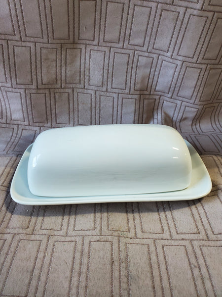 White Ceramic Butter Dish