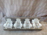 Set of 4 Pier 1 Imports Adirondack Chair Place Card Holders UNOPENED