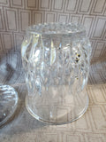 Heavy Clear Glass Biscuit Jar