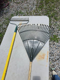 Stiff Rake and Plastic Leaf Rake
