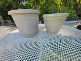 Two Plastic Planters