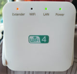 Wi-Fi Range Extender POWERS ON/NO FURTHER TESTING