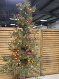 46" Lighted Faux Pine Pre-Lit  Christmas Tree