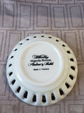 (C) Andrea by Sadek Williamsburg Magnolia Blossom Reticulated Trinket Dish (2 AVAILABLE PRICED INDIVIDUALLY AT $12 EACH)