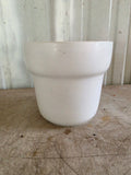 Ecru Glazed Pottery Planter