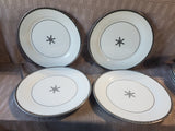 10 Piece Threshold Porcelain Snowflake Dish Set