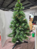 Pre-Lit 46" Christmas Tree w/Colored Lights