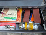 Craftsman Chest on Chest Rolling Tool Cabinet w/Assorted Tools (B)***HEAVY ITEM***READ DETAILS ON PICK UP POLICY***