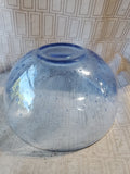 Blue Bubble Glass Mixing Bowl