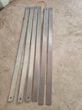 Lot of Six 1" x 23" Metal Braces