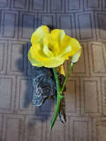 Boehm Bone Porcelain 200-56-Y Yellow Rose Figurine