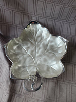Silverplate Leaf Candy Dish
