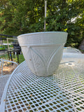 Large Roseville USA Pottery Planter, White Glazed